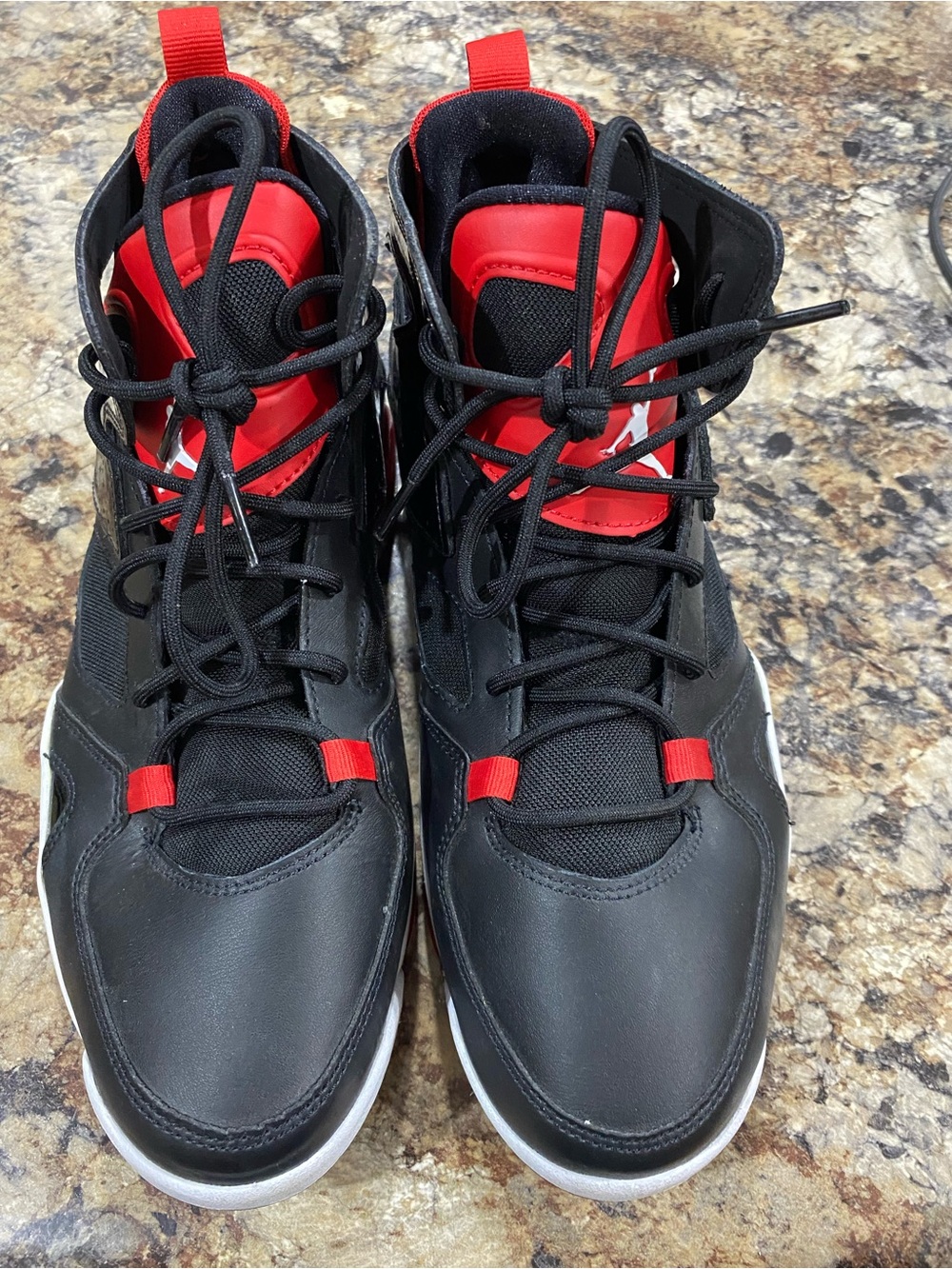 Men NIKE Air Jordan Flight Club 91' Black / Gym Red (DC7329 006) 8.5
